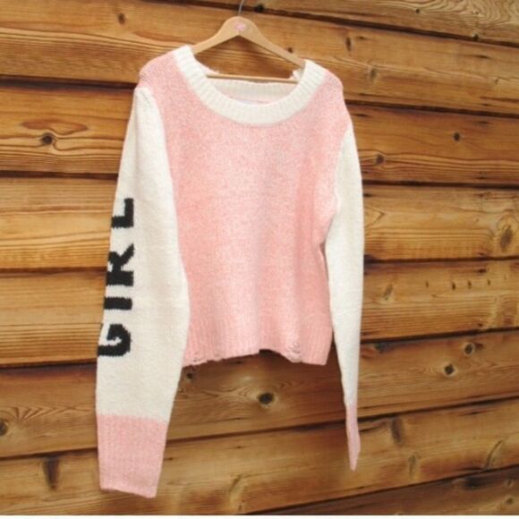NWT Wildfox Pink Soft Sweater - Picture 4 of 8